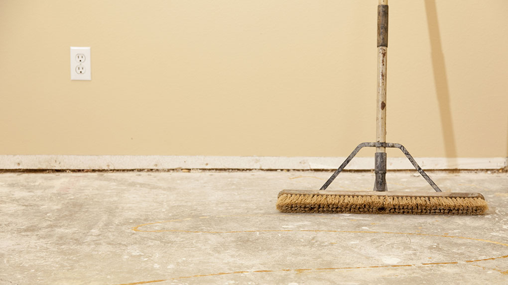 Getting rid of existing floor