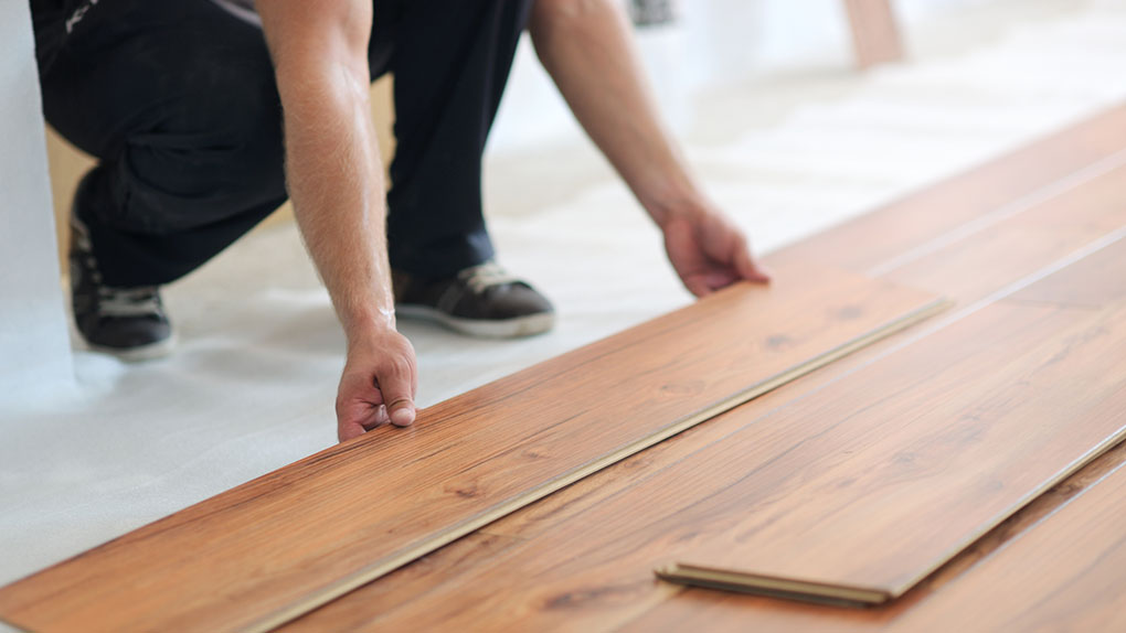 Installing the laminate